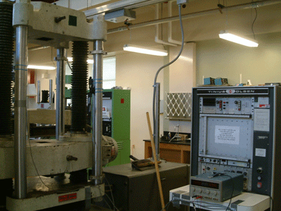 400 kip servo-control testing equipment