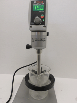 ultra shear mixer for dispersing nanoparticles